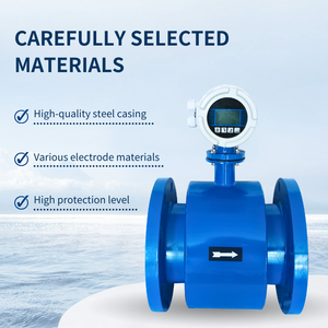 DN100 2インチ4 20mA RS485デジタルステンレス鋼電磁流量計IP65保護カスタマイズ可能OEM - Product Image 1