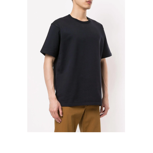 T-shirt à épaules tombantes surdimensionnées 100% coton pour homme, respirant, adapté à la vie quotidienne, grande taille, nouvelle collection - Product Image 3