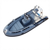 Bateaux semi-rigides (RIB) de 480 cm avec moteur hors-bord, fabriqués par une usine OEM avec plus de 10 ans d'expérience, à vendre