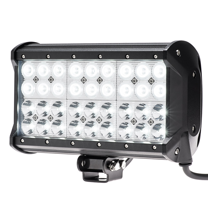 Super Bright Quad Rows Off Road LED Lighting 12v 9inch 4 Row 108W Construction LED Tunnel Light