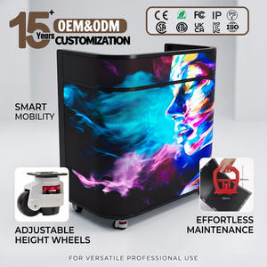 Cabina <span class=keywords><strong>de</strong></span> DJ con Pantalla <span class=keywords><strong>LED</strong></span> Plegable, Portátil, para Exteriores, 3D, Personalizable, Móvil, Cortina Flexible, Video Wall con Paneles <span class=keywords><strong>de</strong></span> <span class=keywords><strong>TV</strong></span> - Product Image 2