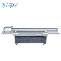 Printer UV Flatbed Multifungsi Berkualitas Tinggi Yinghe 2513 dengan 8 Head G5 untuk Pencetakan Industri
