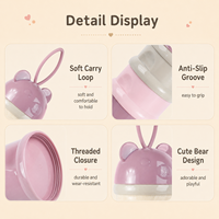 Distributeur de lait en poudre pour bébé 0-12 mois, conteneur de stockage portable en PP de qualité alimentaire, boîte d'alimentation de voyage ZETO ZT100