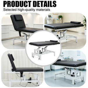 Camilla de <span class=keywords><strong>Fisioterapia</strong></span> Eléctrica Multifuncional con 2 Motores, Mesa Ajustable para Quiropráctica y Osteopatía - Product Image 4