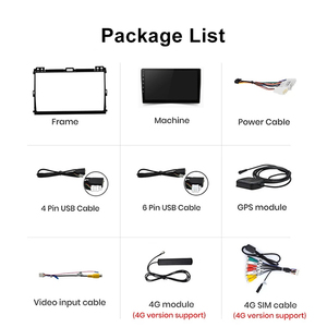 Android14 <span class=keywords><strong>Android</strong></span> Quad-core 8227 GPS NAVI Máy nghe nhạc Car DVD <span class=keywords><strong>Player</strong></span> Auto Car Stereo cho Toyota Prado 2004 2009 với Carplay <span class=keywords><strong>AV</strong></span> ra - Product Image 6