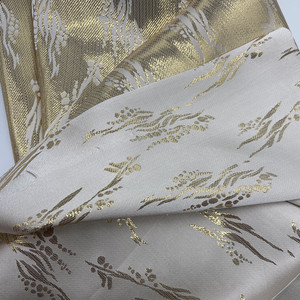IN STOCK Metallic <strong>Silk</strong> Jacquard Lurex <strong>Silk</strong> <strong>Brocade</strong> <strong>Fabric</strong> for Sale - Product Image 4