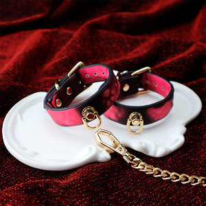 SM Bondage 3D Cat Claw Temperature-Sensitive Color-Changing <b>Leather</b> <b>Handcuffs</b> for Men and Women Adult Sex Toys Drop Shipping - Product Image 3