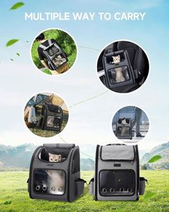 Free Sample <b>Cat</b> <b>Backpack</b> Carrier Small and Medium Dogs and <b>Cats</b> Bags Expandable Pet Carrier <b>Backpack</b>,Airline Approved Foldable - Product Image 6