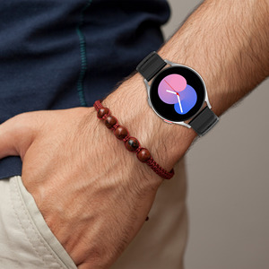 Correa de Reloj BEEFLYPOWER de 20 mm 22 mm, Correa de Silicona de Dos Colores para Samsung Galaxy Watch3 4/5/5Pro <span class=keywords><strong>42</strong></span> 46MM - Product Image 4
