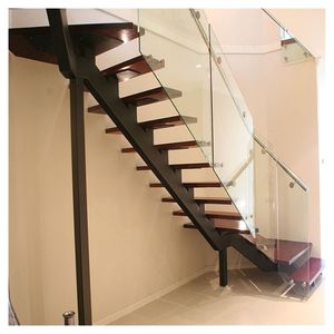 <span class=keywords><strong>Escalier</strong></span> Prima en matériaux mixtes <span class=keywords><strong>bois</strong></span>, verre, pierre, <span class=keywords><strong>métal</strong></span> : créez des escaliers au design unique et combiné - Product Image 2