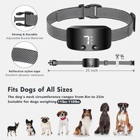 Neues Verbessertes Farbdisplay Wasserdichtes IP67 Anti-Bell-Kontrollhalsband für Hunde Vibration 4 Modi Wiederaufladbarer Akku Umweltfreundlich