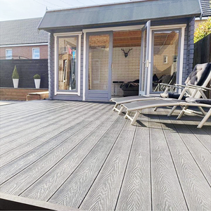 <span class=keywords><strong>HDPE</strong></span> Composite gỗ <span class=keywords><strong>decking</strong></span> WPC <span class=keywords><strong>decking</strong></span> bảng hoàn chỉnh Kit hạt gỗ nhìn WPC ván - Product Image 3