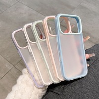 Coque semi-transparente givrée pour iPhone 18 Pro Max, 17 Pro et 17 Pro Max ; Coque de protection antichoc.