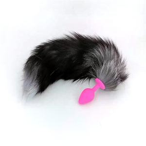 Jouets sexuels en vraie fourrure de renard pour femmes, queue de chat, <span class=keywords><strong>Plug</strong></span> Anal, jouets sexuels, Silicone, pour adultes - Product Image 5