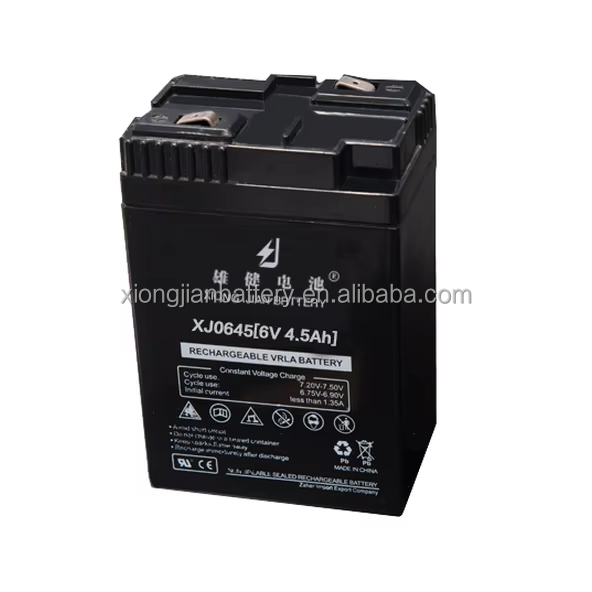 New XJ-LC0645 6V 4.5AH 12V 90AH Rechargeable AGM Battery Maintenance Free for Car UPS & Storage Lead Acid Product Type