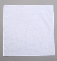 Mouchoirs carrés blancs 100 % coton personnalisés 35x35cm, impression sérigraphique, logo OEM, sans motif, usage quotidien décontracté, toutes saisons