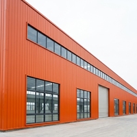 Structure en acier préfabriquée haute résistance sur mesure, entrepôt à grande portée, bâtiment à ossature métallique pour usine