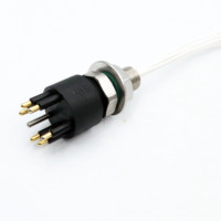 Connecteur sous-marin standard à 6 broches, connecteurs pour environnements difficiles et sous-marins, compatibles avec SUBCONN
