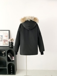 Parka da <span class=keywords><strong>Uomo</strong></span> per Tutte le Stagioni con <span class=keywords><strong>Cappuccio</strong></span> Rifinito in <span class=keywords><strong>Pelliccia</strong></span> di Alce Staccabile e Chiusura a Zip con Tirazip a Nocche - Piumino Resistente a Vento, Acqua e Freddo - Product Image 4