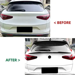 Pour Alfa Romeo Giulia Stelvio 2017+ Aileron de coffre arrière Spoiler de hayon Lame de coffre Accessoires de tuning automobile - Product Image 3