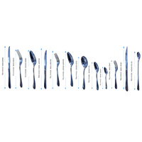 Ensemble de couverts en acier inoxydable résistant aux hautes températures, couteau, fourchette et cuillère de style occidental pour restaurants et hôtels