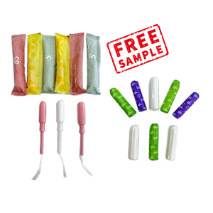 Mẫu miễn phí OEM 100% bông tự nhiên Tampon dùng một lần Applicator Băng vệ sinh nhãn hiệu riêng Hữu Cơ tamponshot Sản phẩm bán - Product Image 1