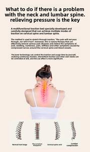 Multifungsi elektrik, alat koreksi tengkuk dan pinggang tempat tidur traksi tulang belakang ortopedi dapat disesuaikan portabel - Product Image 4