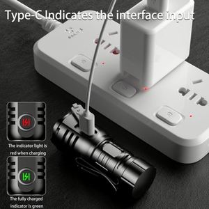 Wosen Chất Lượng Cao Mini Xách Tay Kính Thiên Văn Zoom Cao Sáng Dài Phạm Vi Đèn Pin Nhôm USB Có Thể Sạc Lại Đèn Pin - Product Image 4