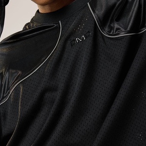 Custom Streetwear Jersey <b>Polyester</b> <b>Tshirt</b> for Men Baseball Jersey Shirt Personalized T-shirt with logo - Product Image 3