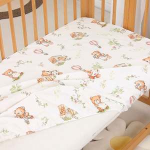 Elastic Fitted <b>Crib</b> <b>Sheet</b> 100% Cotton Baby Bedding Set Bed <b>Sheet</b> <b>Crib</b> <b>Sheet</b> Sets - Product Image 5