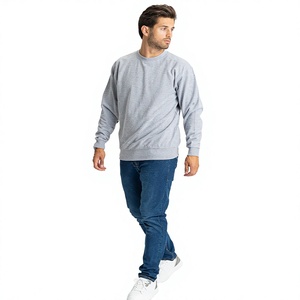 Sudadera de cuello redondo para hombre, mezcla de algodón y poliéster, ropa casual de invierno, proveedor mayorista de marca privada - Product Image 3