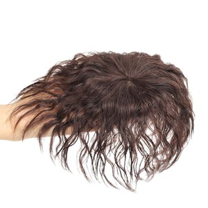 Extensions de cheveux courts bouclés pour femmes Yu Chen, en cheveux humains naturels, 15 cm, perruque tressée permanente, épaissie et volumineuse - Product Image 2