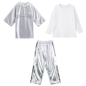 Conjuntos <span class=keywords><strong>de</strong></span> Disfraces <span class=keywords><strong>de</strong></span> Danza Escénica Unisex para Niños, para Jazz, Hip-hop, Batería, Moda, 100% Poliéster - Product Image 2