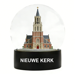 Globo de Nieve Personalizado de Resina con la Imagen de la Basílica de San Servatius de los Países Bajos, para Recuerdos Religiosos, Regalos de Viaje y Coleccionables - Product Image 2