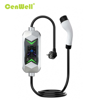 Chargeur de voiture électrique portable pour usage domestique, nouvelle conception, 16A-32A, 3,5KW-22KW, type 2