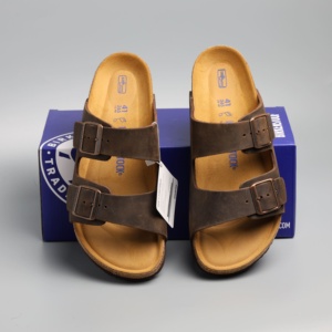 Sandalias Birkenstock Arizona 2026, de Corcho, con Doble Hebilla, Plantilla de Cuero de Primera Calidad, Unisex, Cómodas, para la Playa - Product Image 1