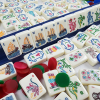 Tuiles de Mahjong Crisloid Mother Nature, 165 tuiles de Mahjong américaines en acrylique, en stock