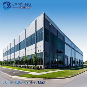 Edificio per Uffici Prefabbricato in Acciaio Moderno, Capannone Prefabbricato Antiruggine in Acciaio per Uffici - Product Image 4