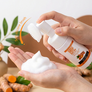 Jabón <span class=keywords><strong>Facial</strong></span> en Espuma Aclarante de Cúrcuma RTS <span class=keywords><strong>con</strong></span> Ácido Kójico y Vitamina C, Set de Cuidado <span class=keywords><strong>Facial</strong></span> Herbal Antienvejecimiento - Product Image 5