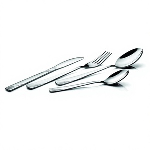Cubiertos de fiesta Cubiertos Cena Cuchillo de cocina Cuchara Tenedor Juegos de utensilios TOLEDO Cubiertos de color plateado Acero inoxidable - Product Image 1