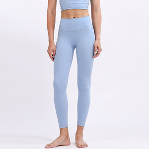 Leggings de Yoga Sólidos para Mujer, Cintura Alta, Nailon, Pantalones Deportivos de Yoga, Fabricante, Leggings para Gimnasio, Fitness y Entrenamiento - Product Image 4