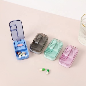 Wholesale Customizable <b>Mini</b> PP Pill <b>Box</b> Container Food Grade Case Organizer with Cutter and Packaging - Product Image 3