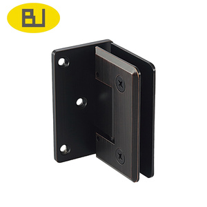 Charnières <span class=keywords><strong>de</strong></span> porte en verre robustes en laiton <span class=keywords><strong>pour</strong></span> cabine <span class=keywords><strong>de</strong></span> <span class=keywords><strong>douche</strong></span> mur-verre, accessoires modernes <span class=keywords><strong>pour</strong></span> hôtels, vente en gros - Product Image 2