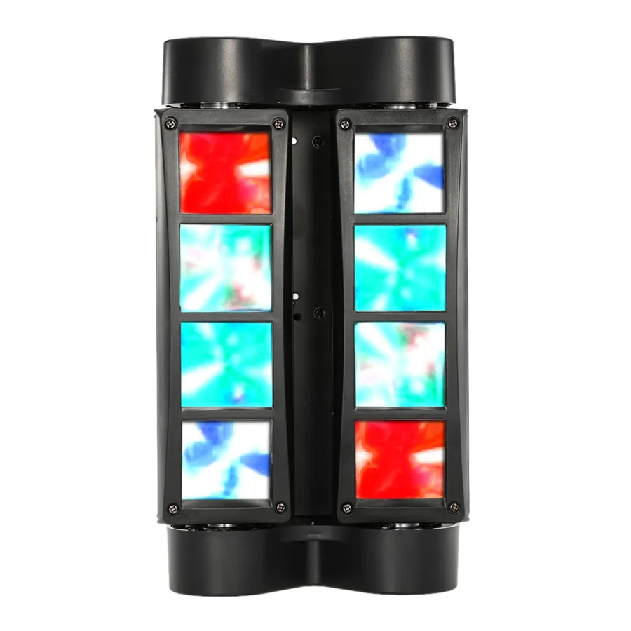 VALAVA Produit populaire 8*5W RGBW DJ Effect Lights Led Mini Spider Strobe Moving Head Stage Light For Night Club Lighting