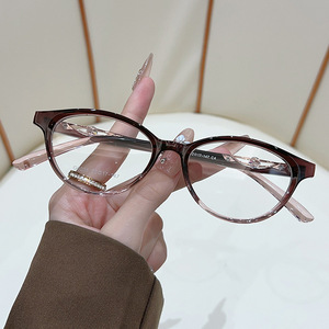 Oval Full Rim <b>Eyeglasses</b> <b>Frames</b> Lightweight Women's Fashion 6036 - Product Image 3