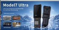 S4369 NORGEE PDA robuste pour entrepôt frigorifique, Android 14, scanner de codes-barres longue portée, écran 4,3 pouces, compatible chaîne du froid, pour la gestion des stocks