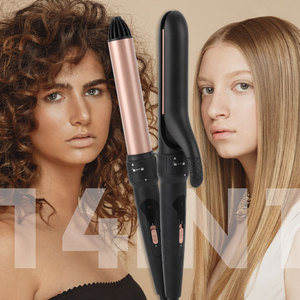 <span class=keywords><strong>Fer</strong></span> à <span class=keywords><strong>boucler</strong></span> multifonctionnel avec têtes interchangeables et brosse lissante professionnelle en céramique - Product Image 2