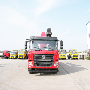 Grúa hidráulica montada en camión Dongfeng de brazo recto con capacidad de elevación de 12T para construcción de edificios - Product Image 3