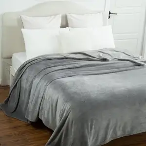Домашний текстиль Дешевое рекламное легкое мягкое постельное одеяло Фланелевое Флисовое одеяло