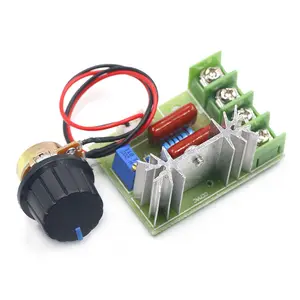 2000W silicon controlled governor motor 220V high-power voltage, light and temperature regulating module external potentiometer